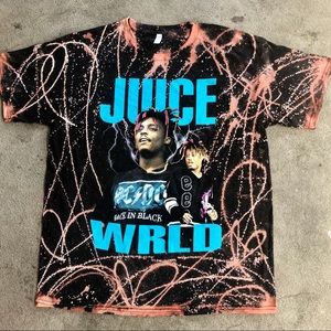 Juice Wrld acid wash t shirt tee